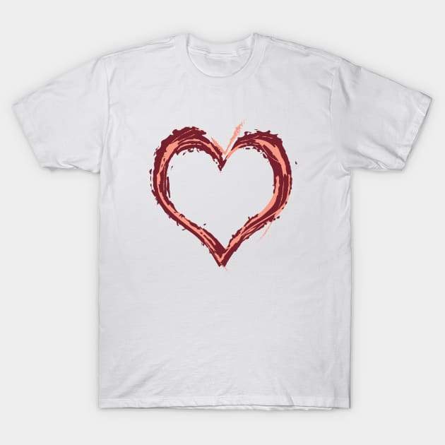 Heart T-Shirt by JTEESinc